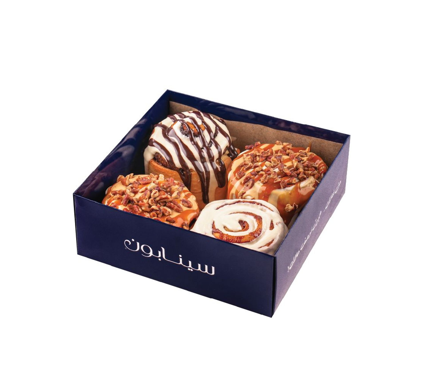 4 P Cs Assorted (1 Cinnabon 2 Pecan Bon 1 Chocobon )