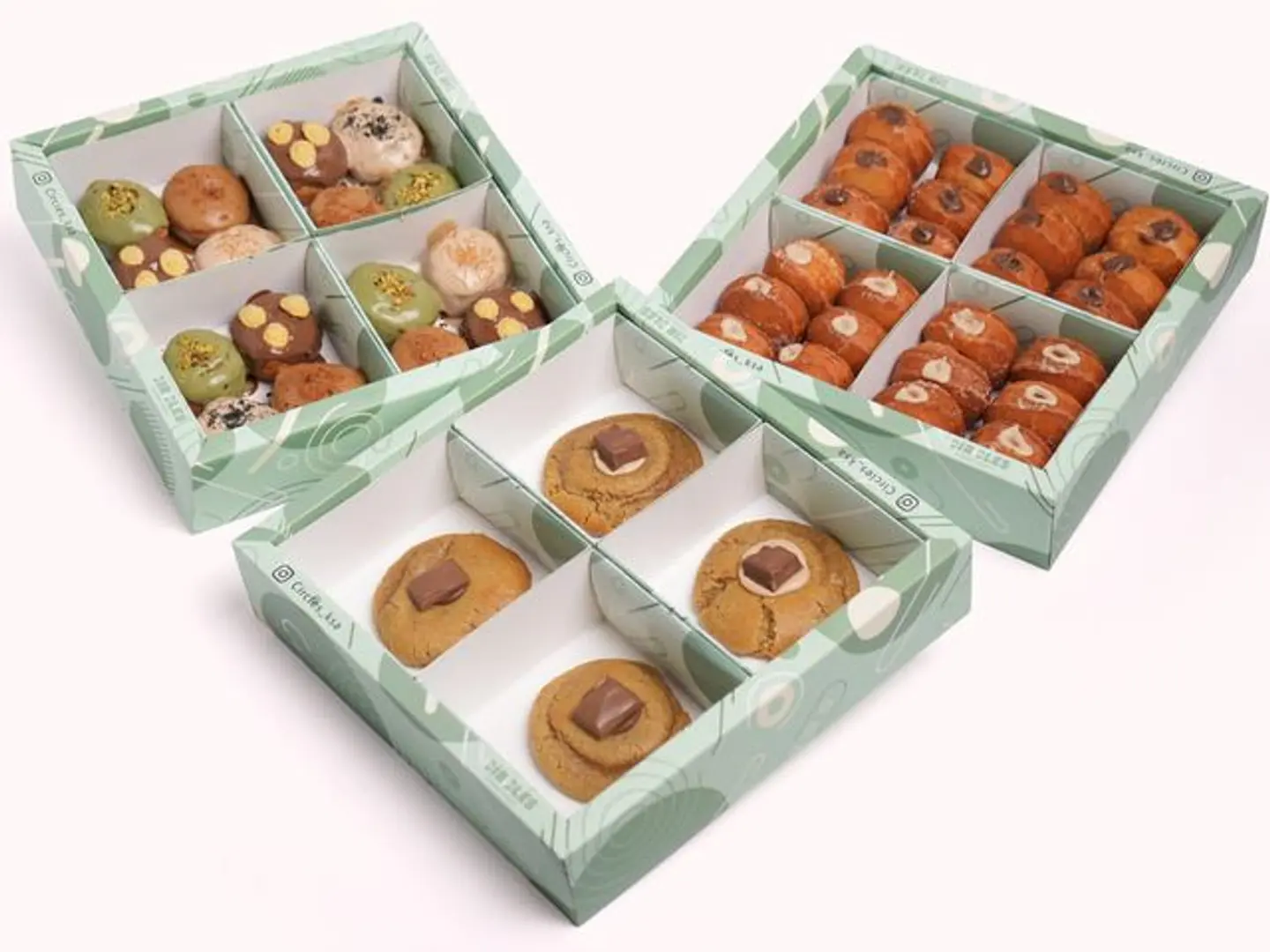 4 Cookies + 24 Mini Filled Donuts + 16 Signature Donuts