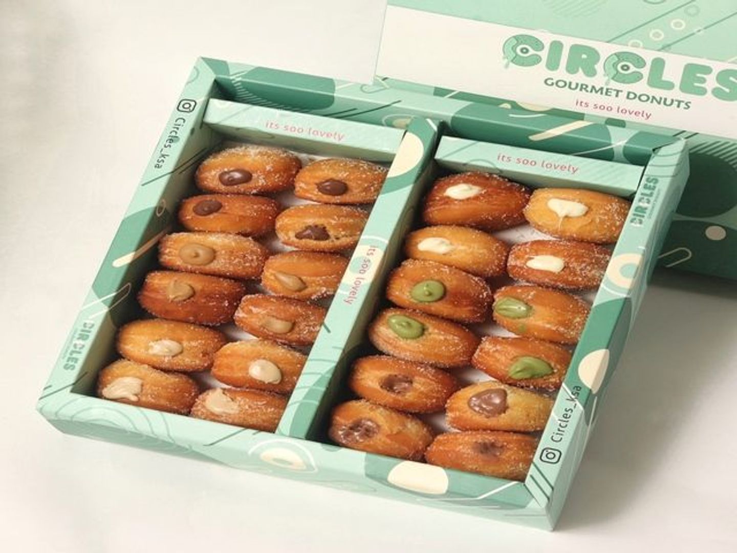 Mini Stuffed Donuts 24 Pieces