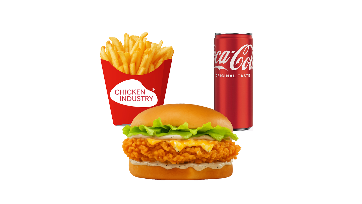 وجبة بلاك بيبر بترميلك تشكن ساندويتش