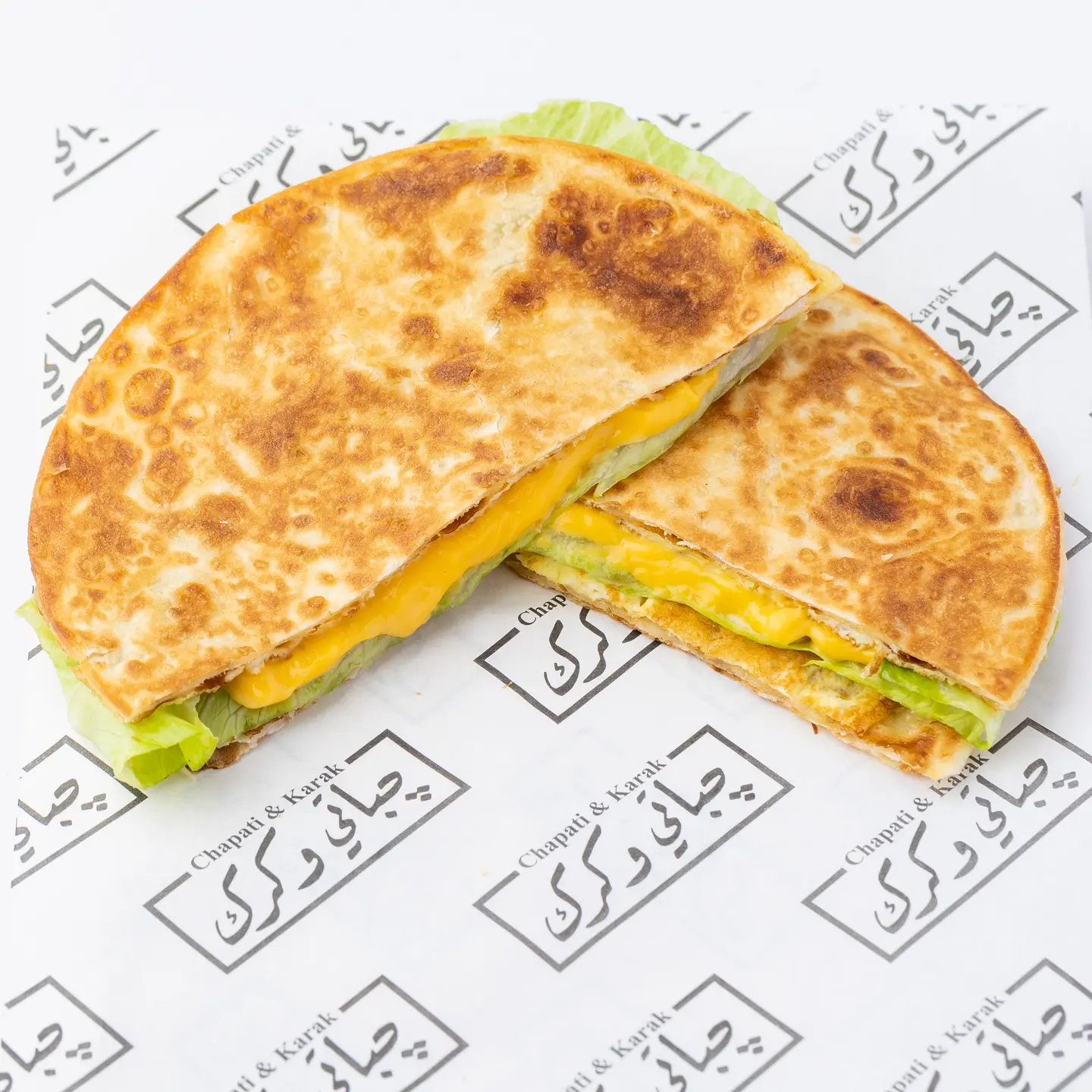 Chapati Eggs With Cheese