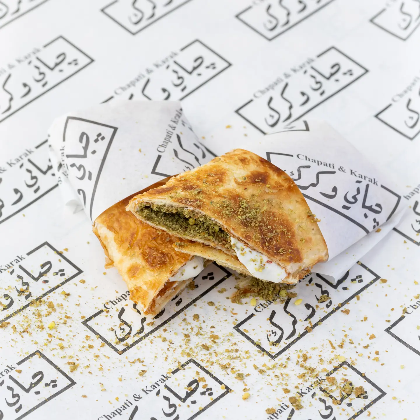 Chapati Cheese And Zatter