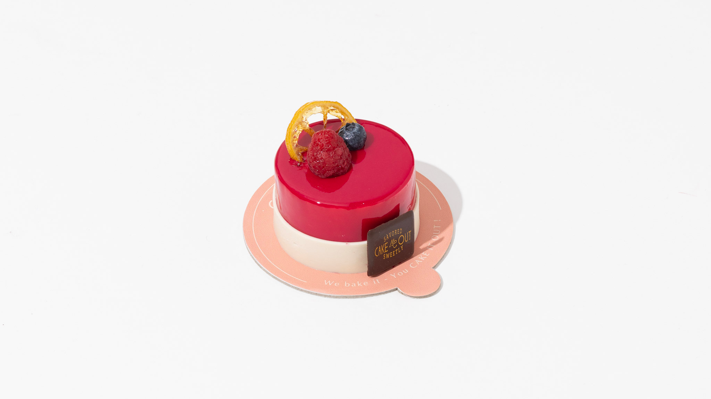 Signature Raspberry Mousse   Slice