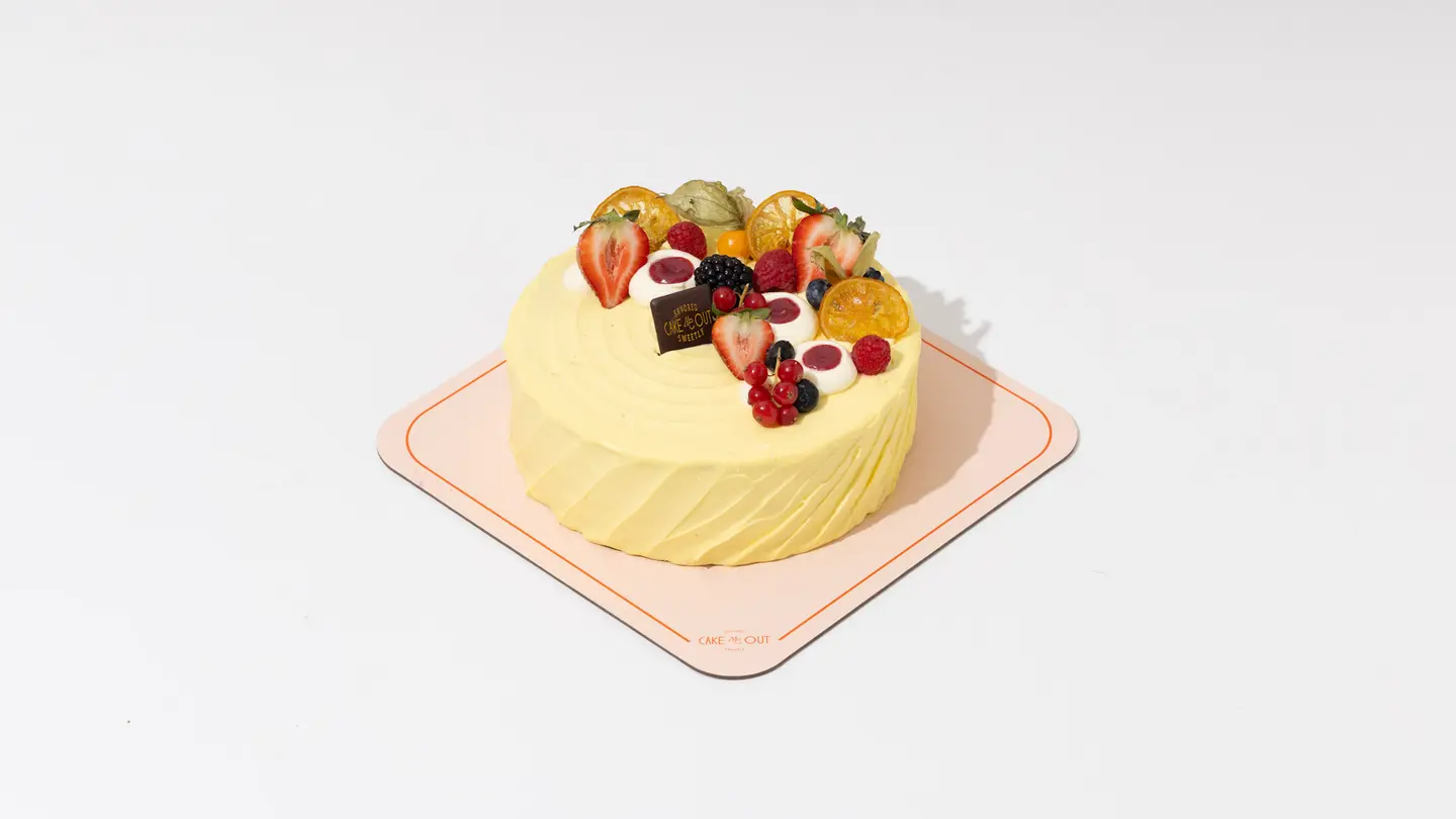 Lemon Raspberry Cake   Large