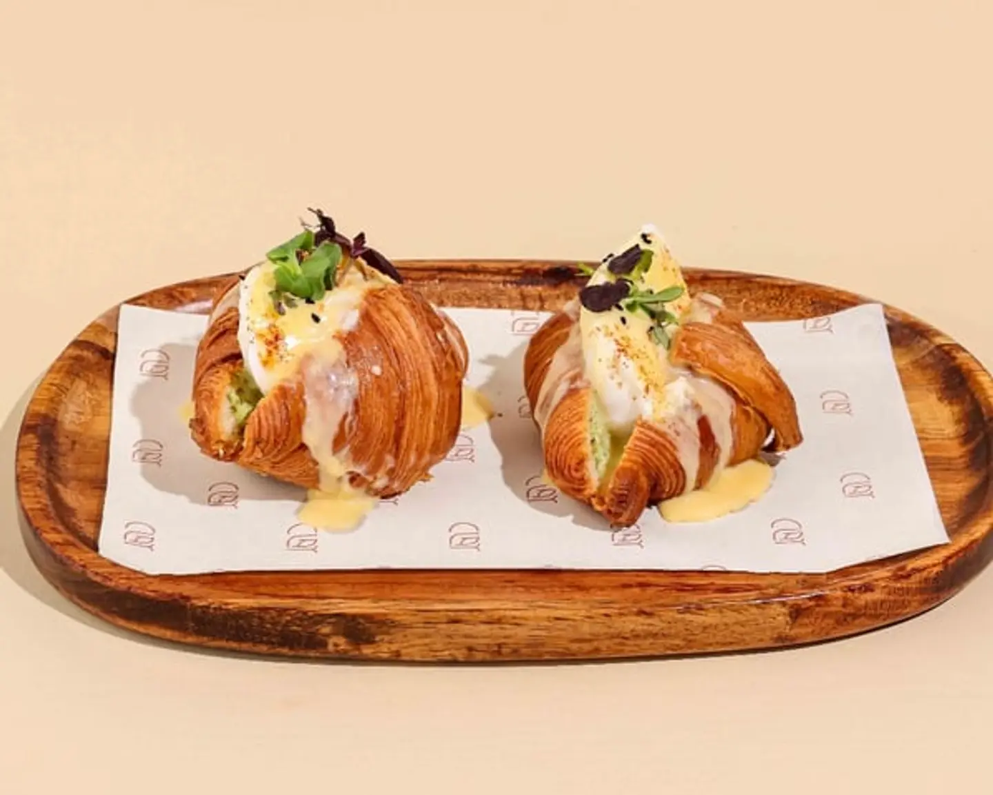 Mini Croissant Egg Benedict