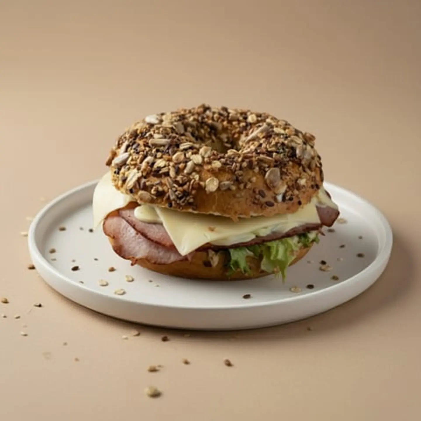 Bagel Turkey Cheese