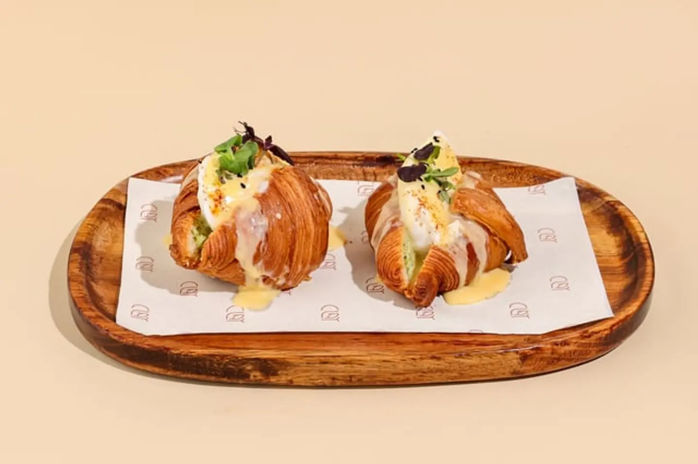 Mini Croissant Egg Benedict