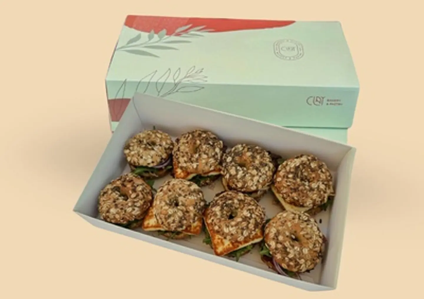 ميني باجل بالحلوم والأفوكادو