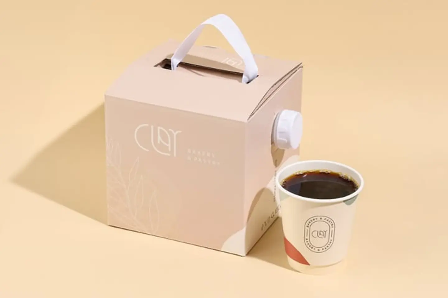 Black Coffee Box 4 Cup