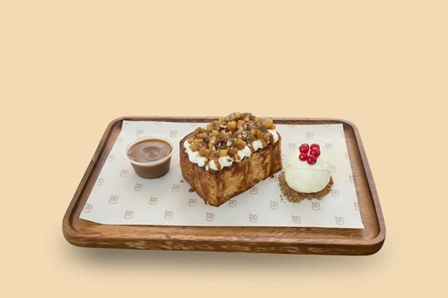 Caramel Apple Cream Cheese French Toast