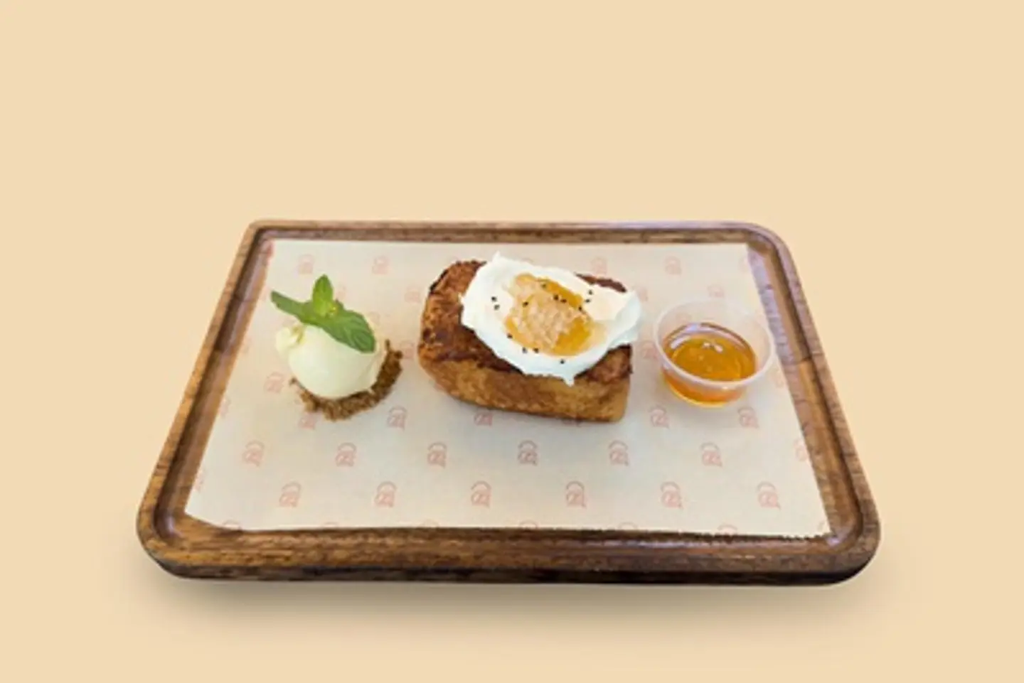 توست فرنسي بكريمة العسل