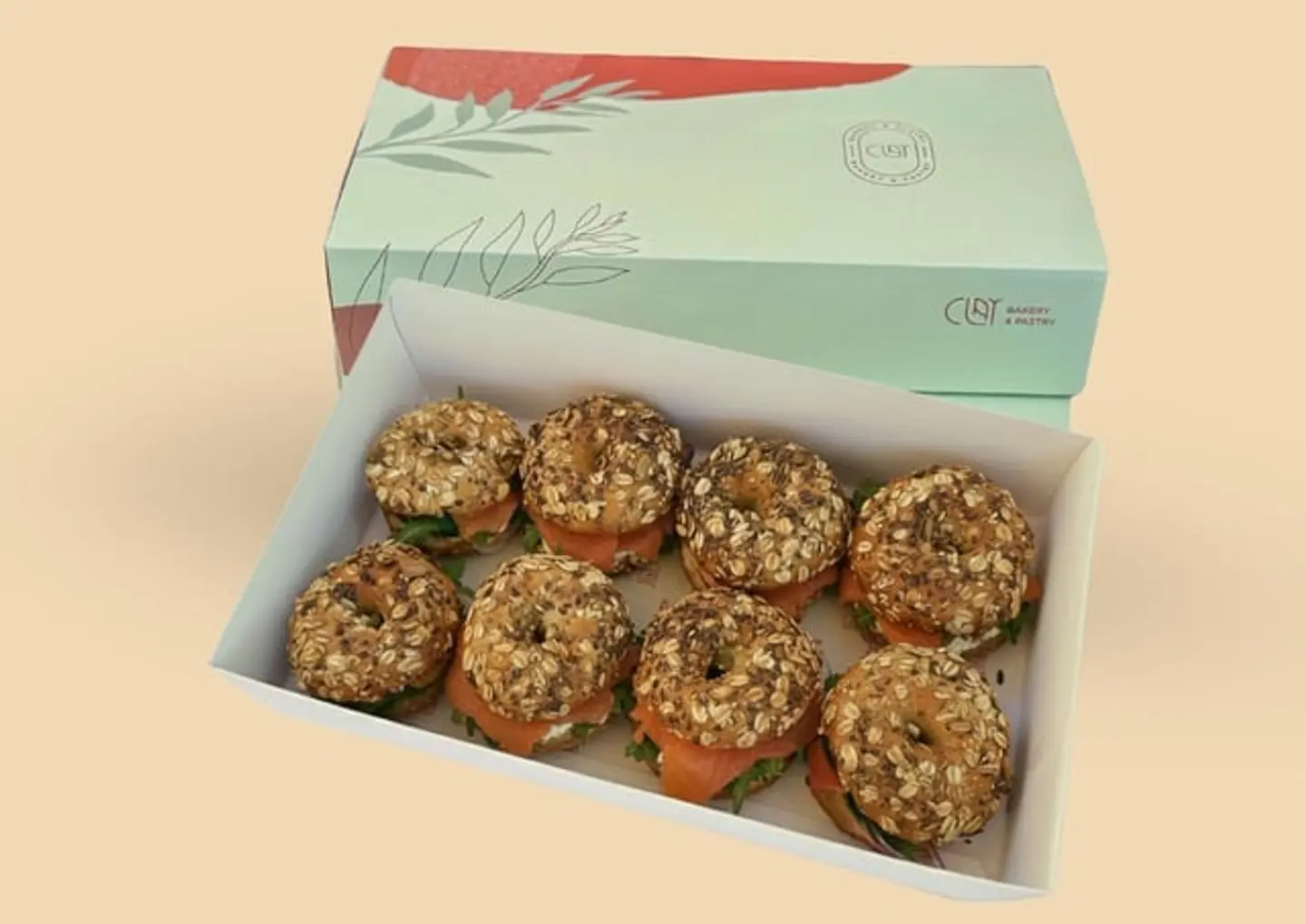 Mini Bagel Lux Salmon