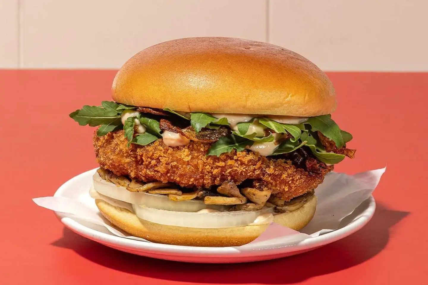 Truffle Fried Chicken Burger