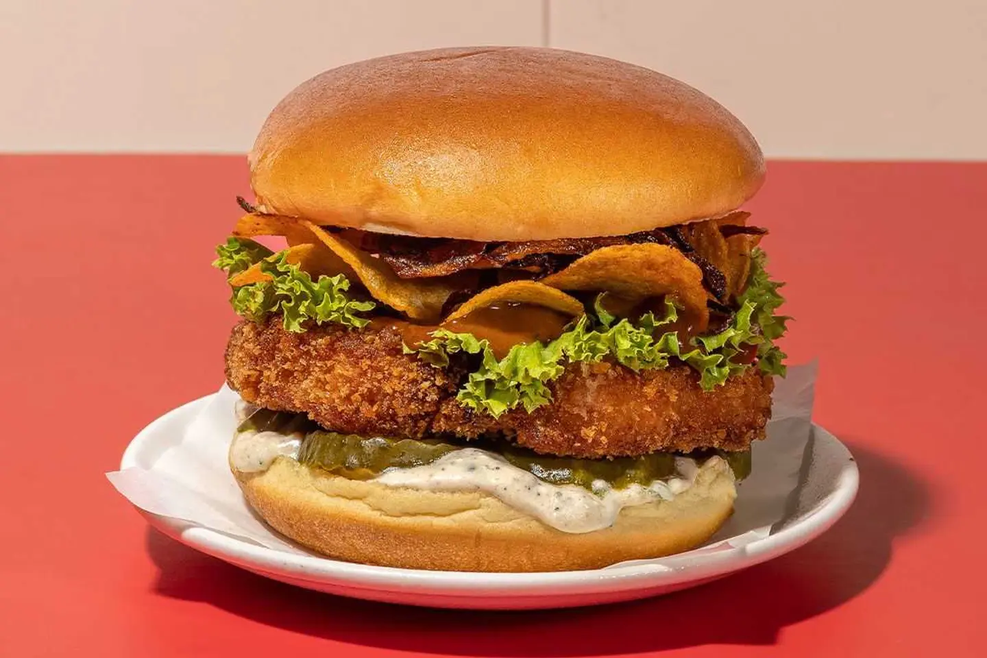 Bbq Ranch Chicken Burger