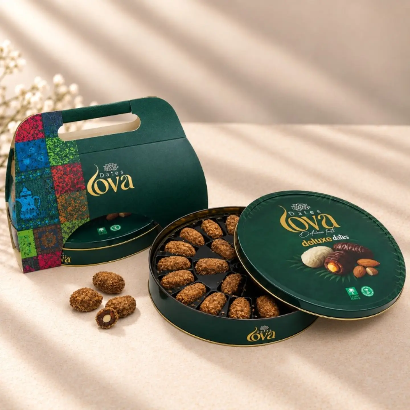 Chocolate Dipped Dates With Feuilletine 300g