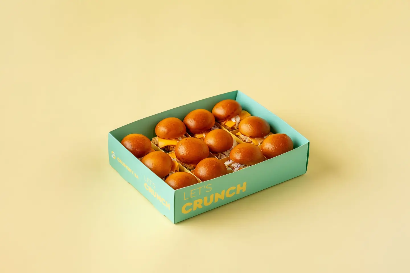 ميني برجر دجاج 12 قطع