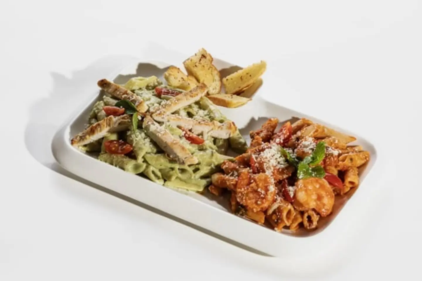 وجبة بيستو +أربياتا روبيان