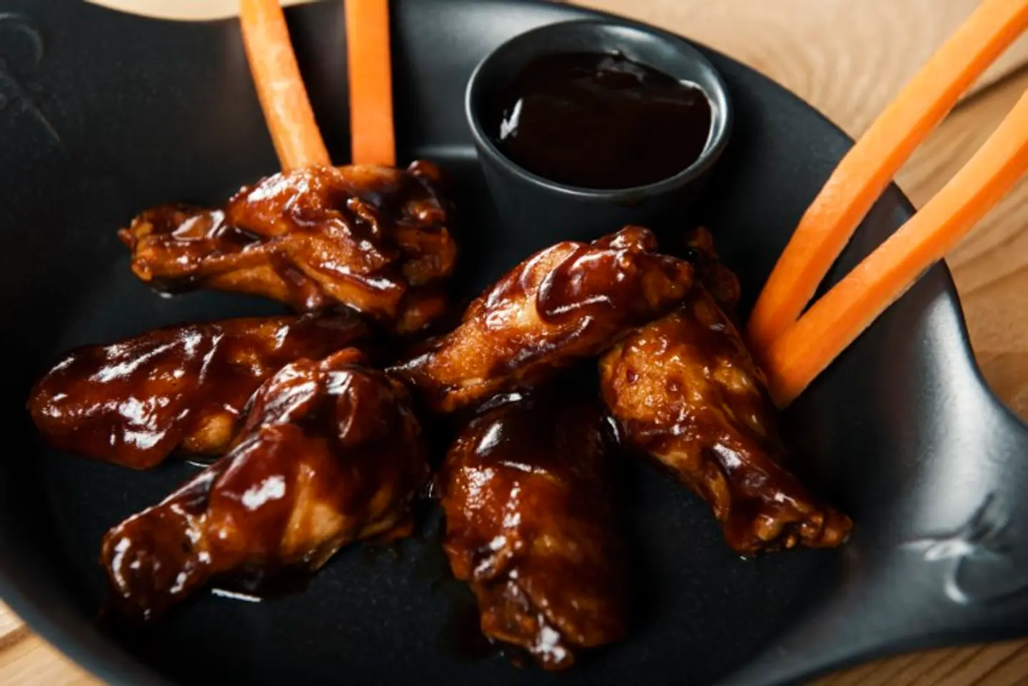 Bbq Chicken Wings   4 Pcs