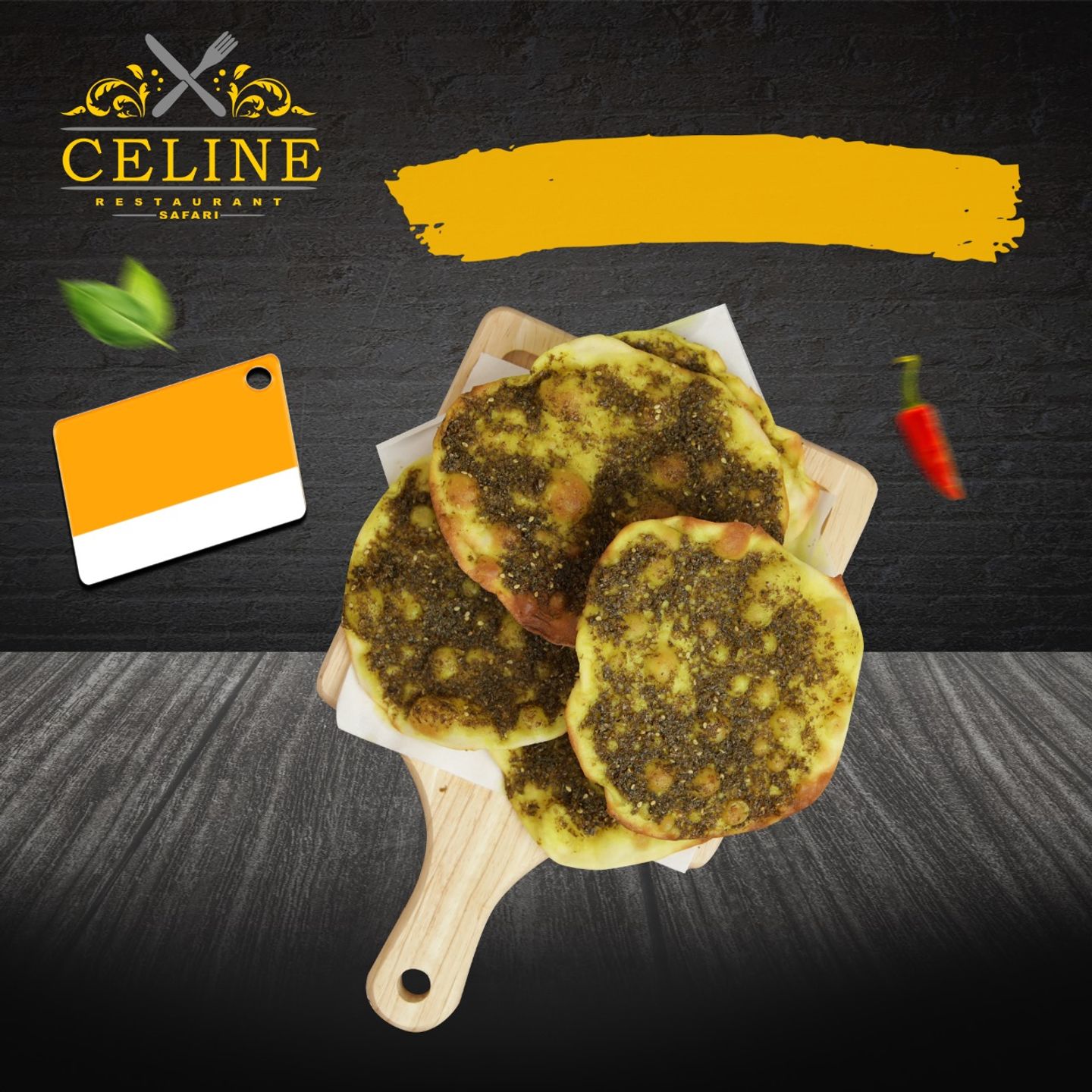 Manakish Zaatar Small