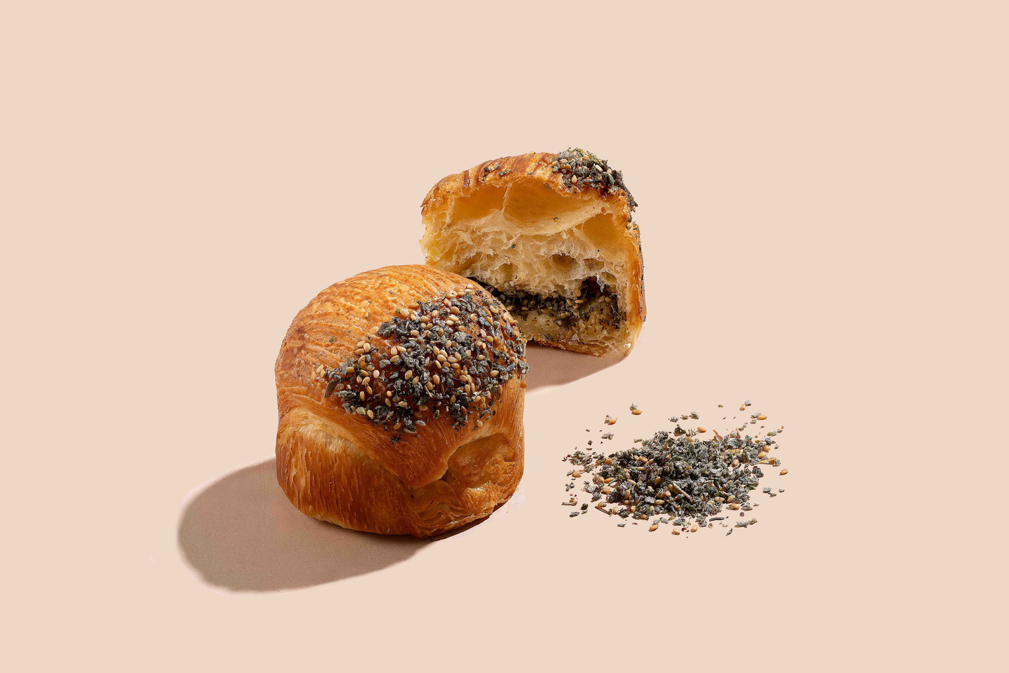 Zaatar Laminated Brioche