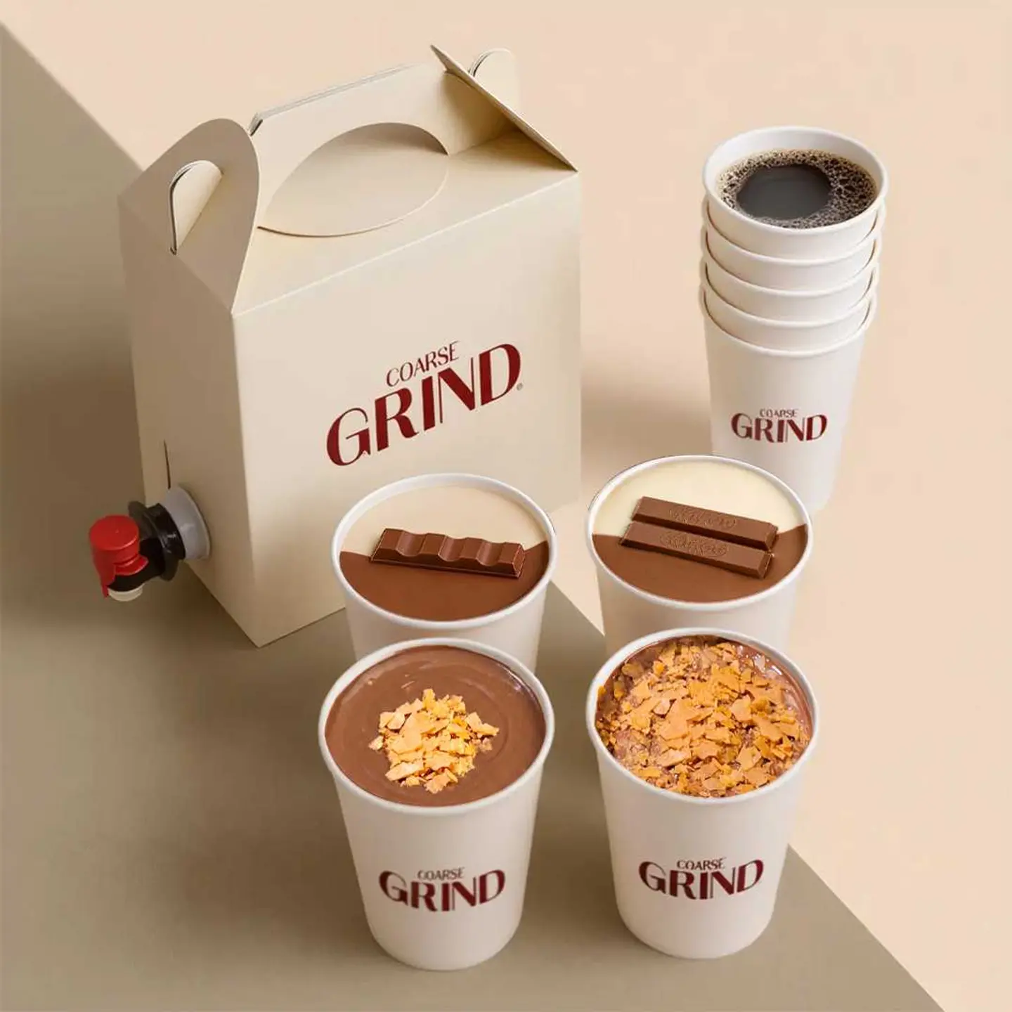 4 Puddings + 1 L Coffee Of The Day Box