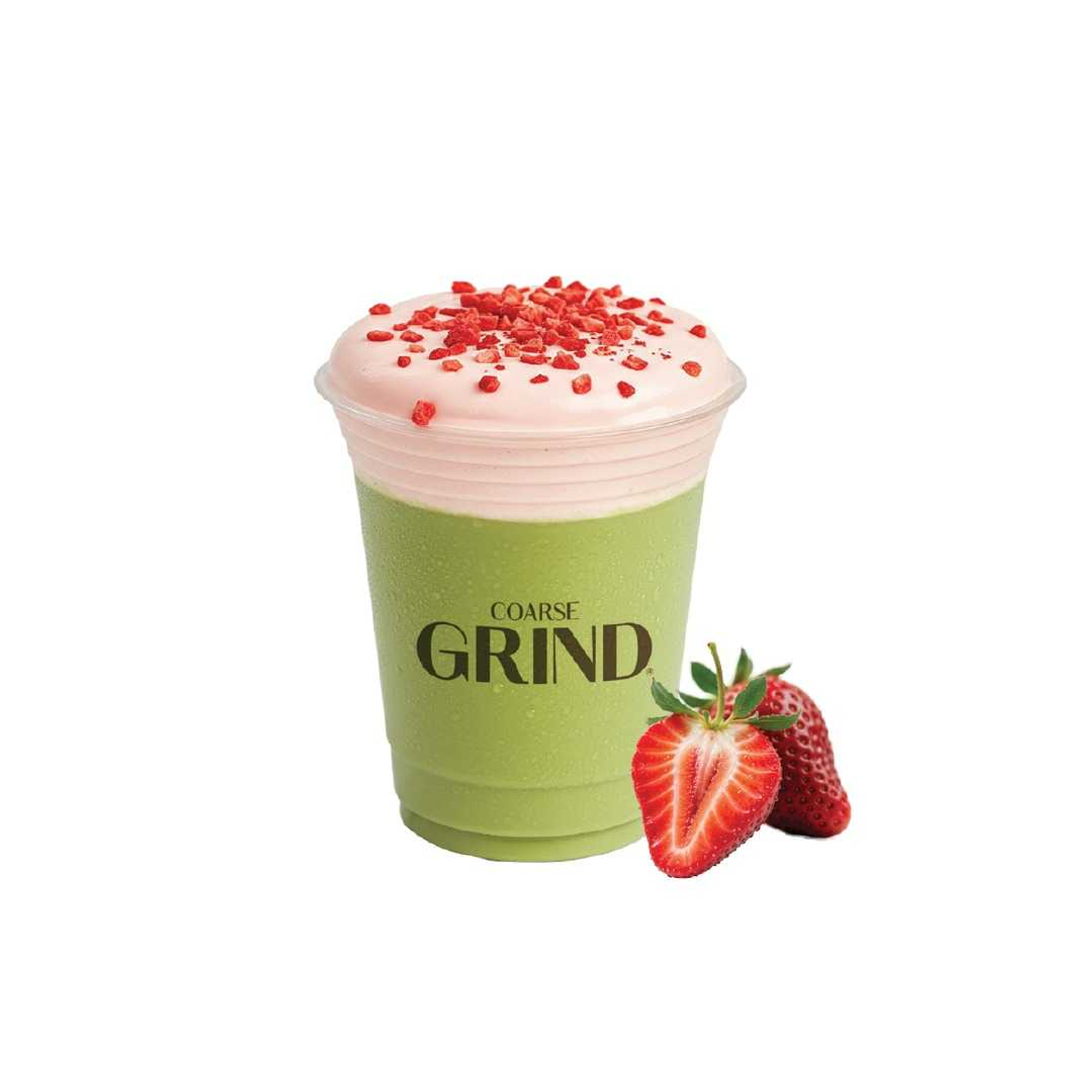 Strawberry Foam Matcha