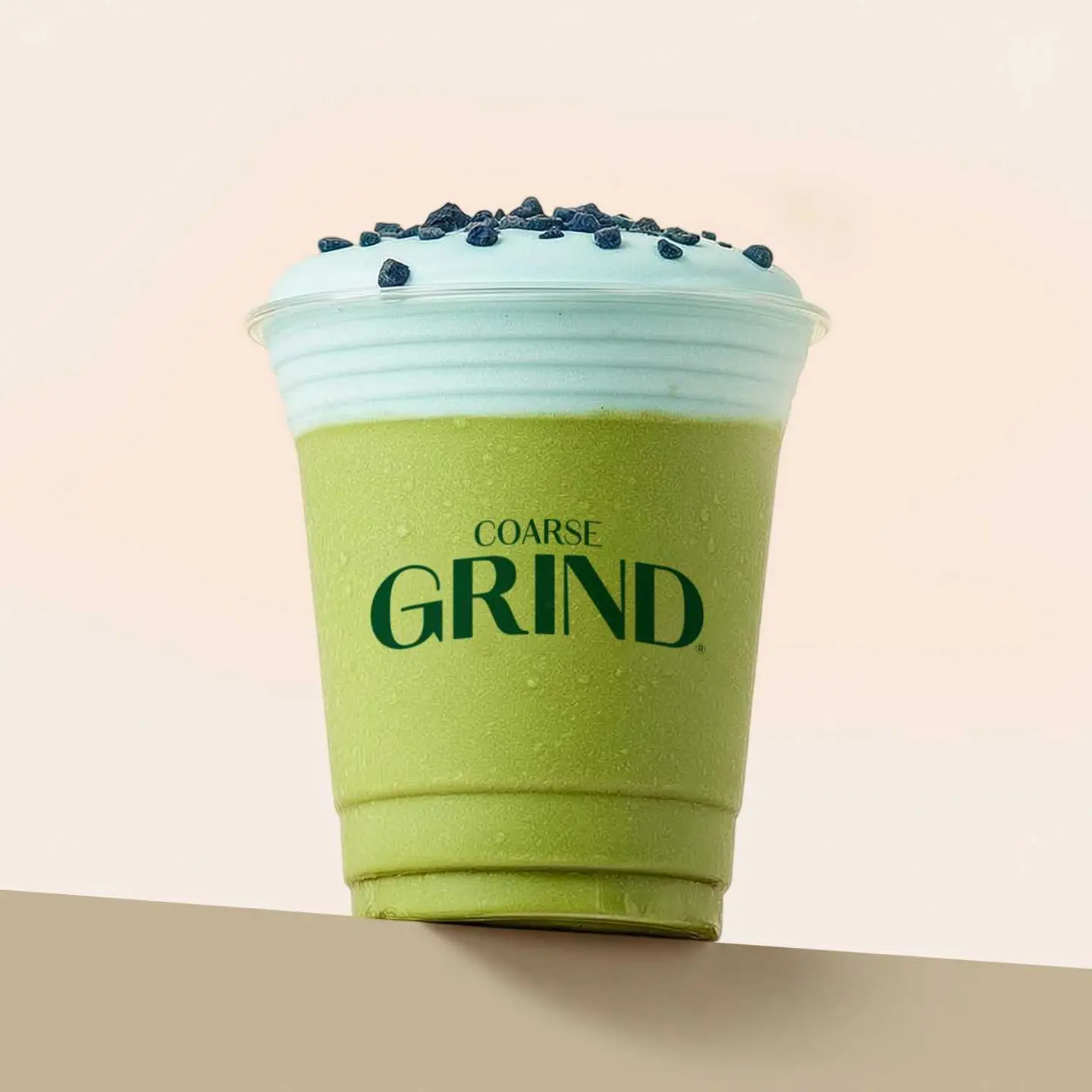 Blueberry Foam Matcha