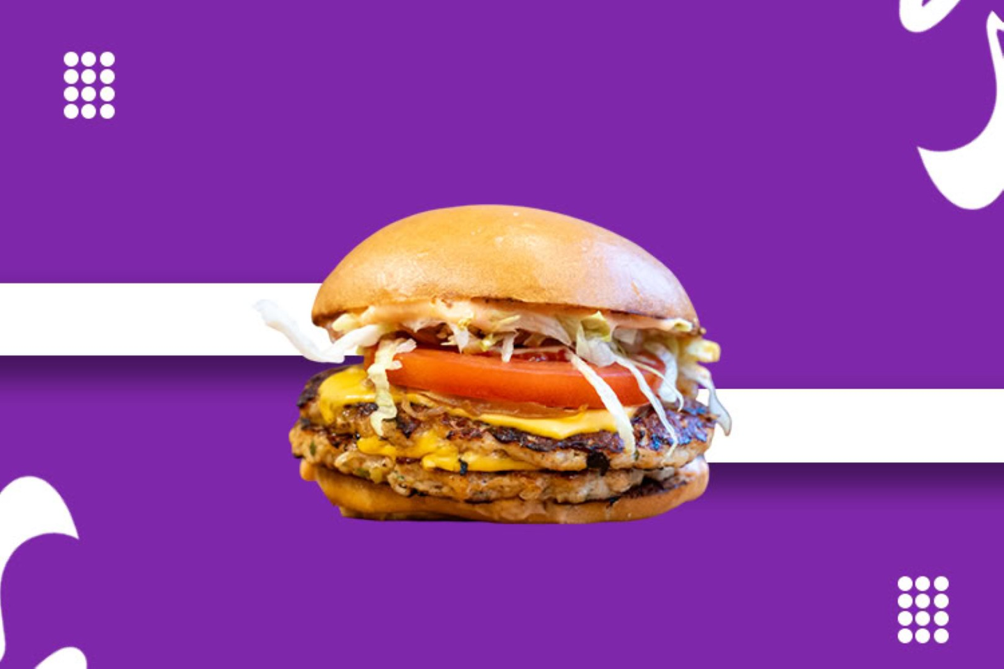 دبل جريل تشكن برجر