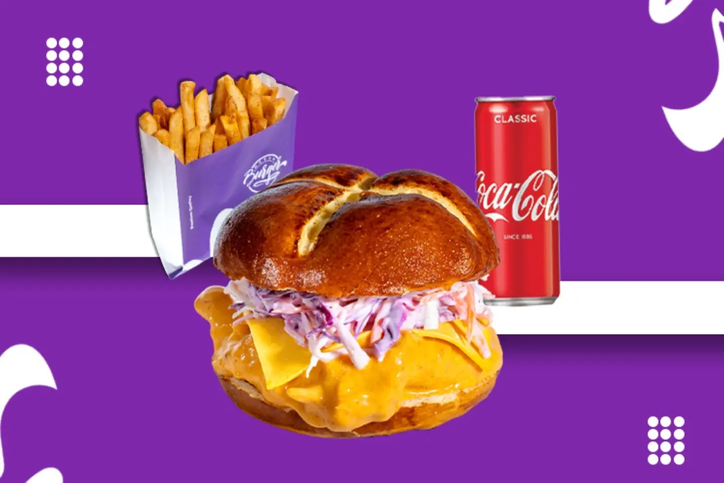 Maple Chicken Burger Box