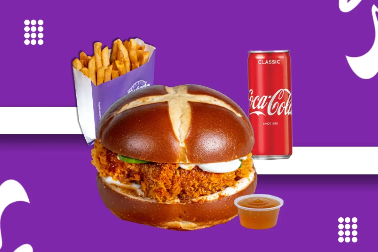 Honey Nashville Chicken Burger Box