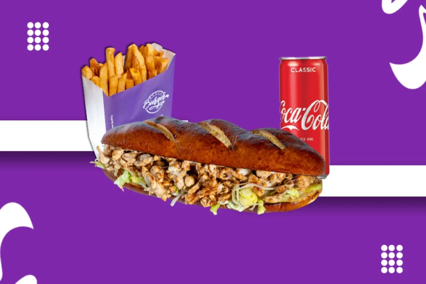 Phily Chicken Steak Meal