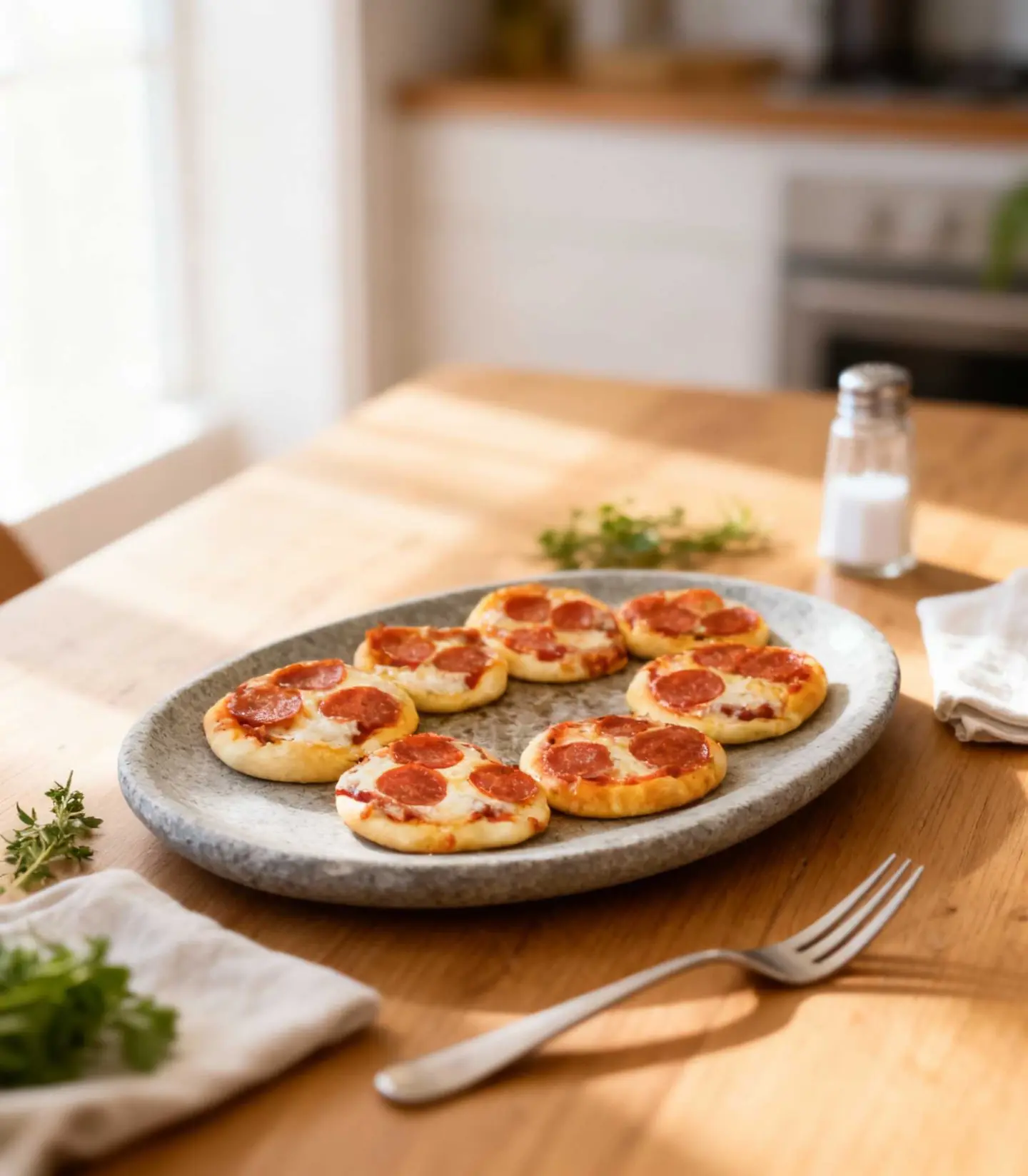 Mini Pizza Pepperoni (10 Pcs)