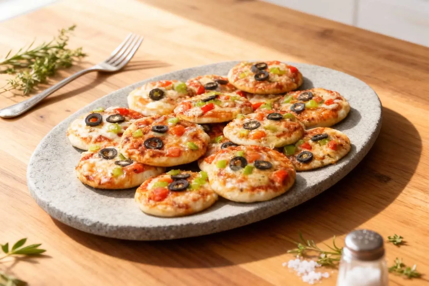 Mini Pizza Vegetarian (10 Pcs)