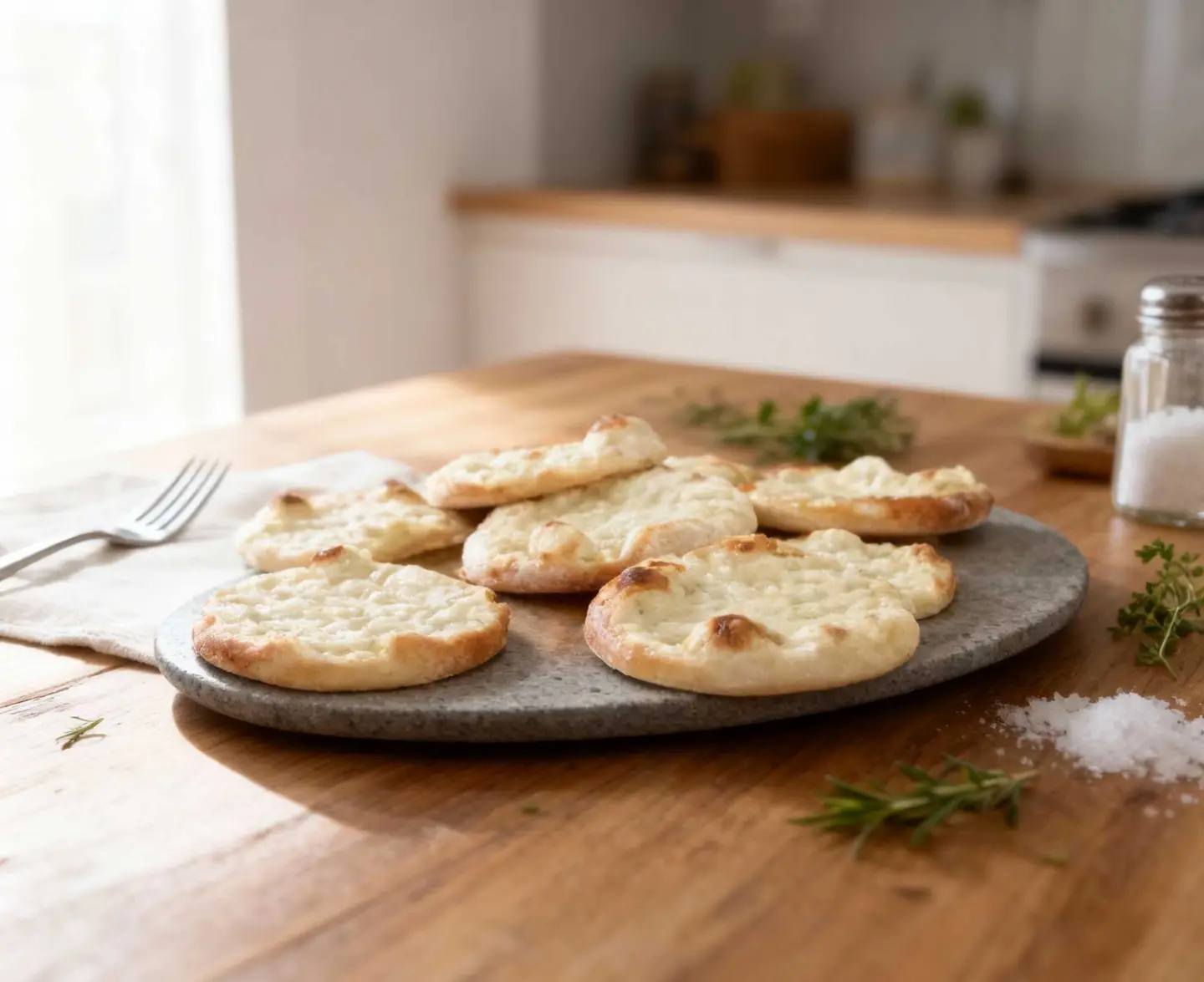 Mini Manakish Akkawi And Mozzarella (10 Pcs)