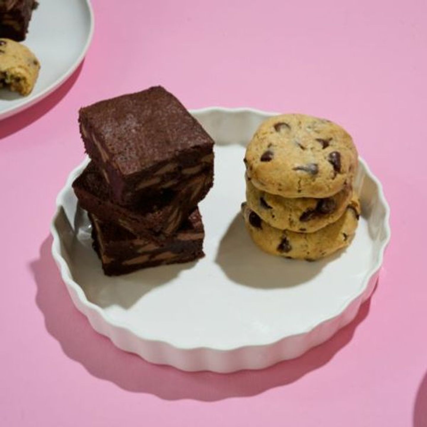 Mix Cookies (6 Pcs) Fudge Choco Brownies (6 Pcs)