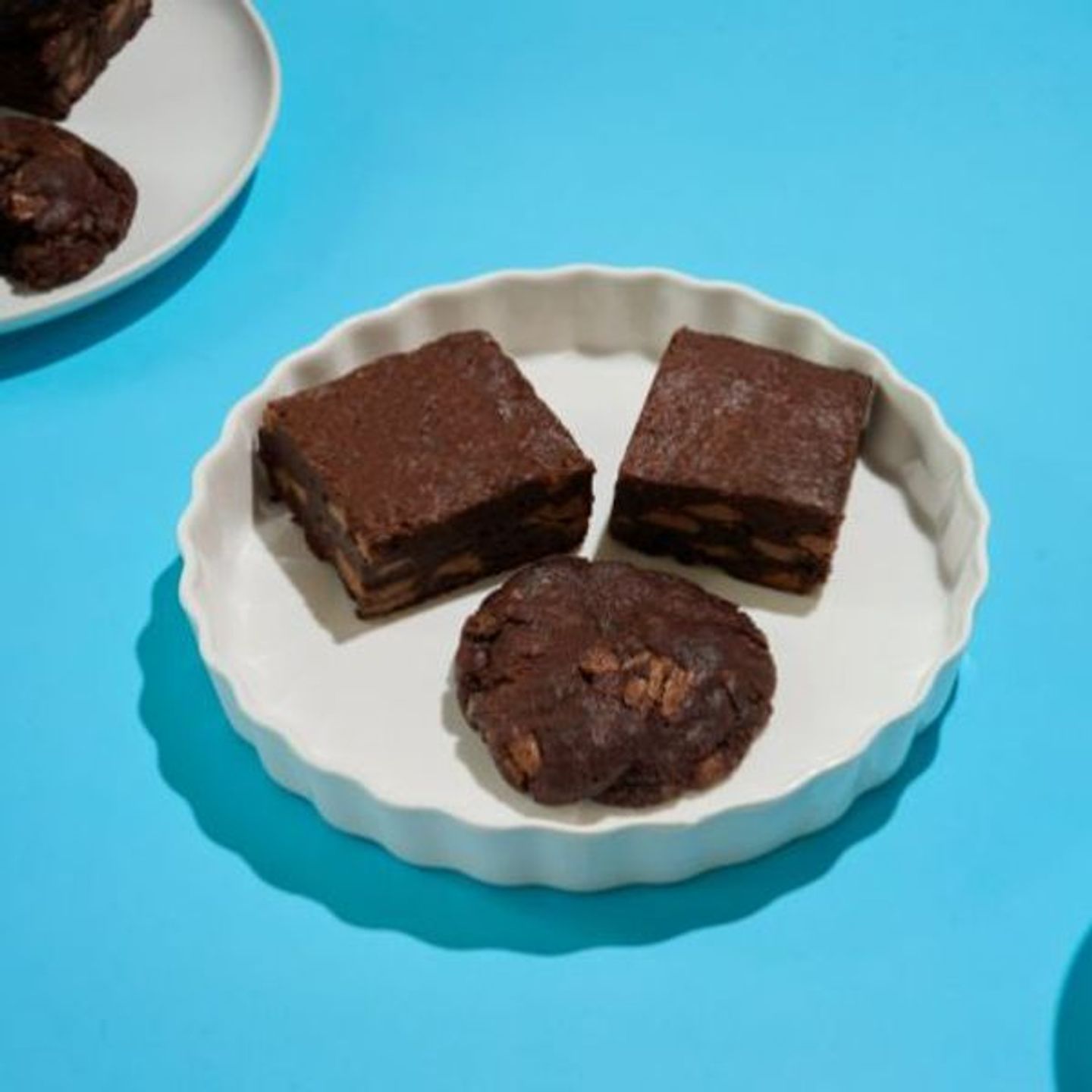 Double Choco Cookies & Fudge Choco Brownies (12 Pcs)
