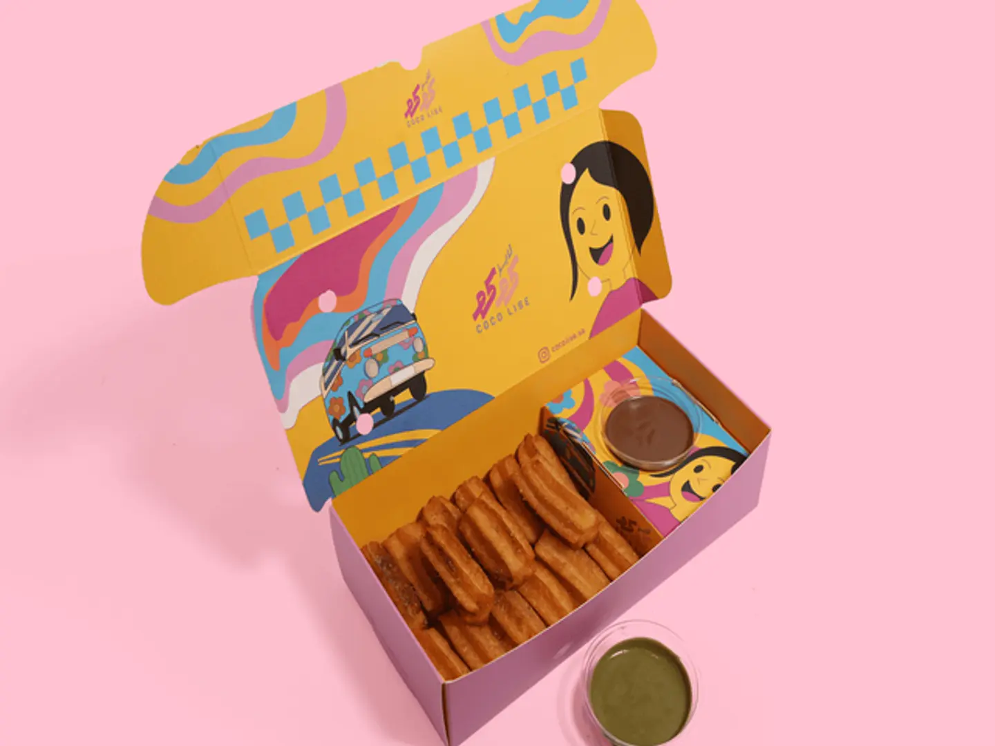 15 Churros Sticks With Sauce