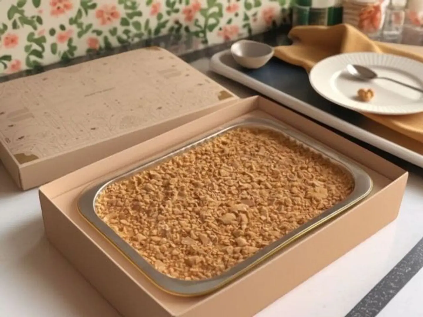 كيكة تشيز الكرك الساخنة