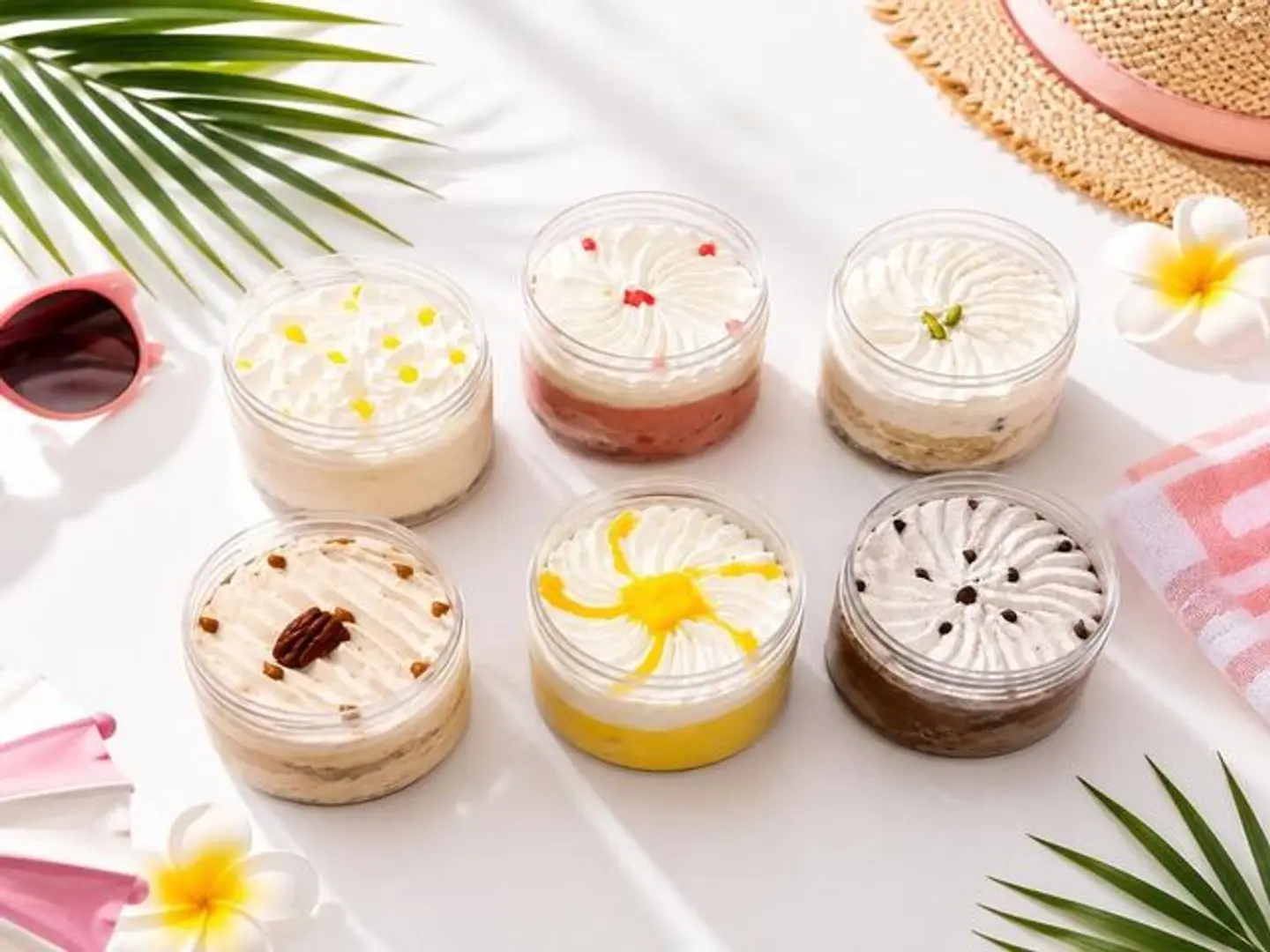 Ice Cream Cake Jars