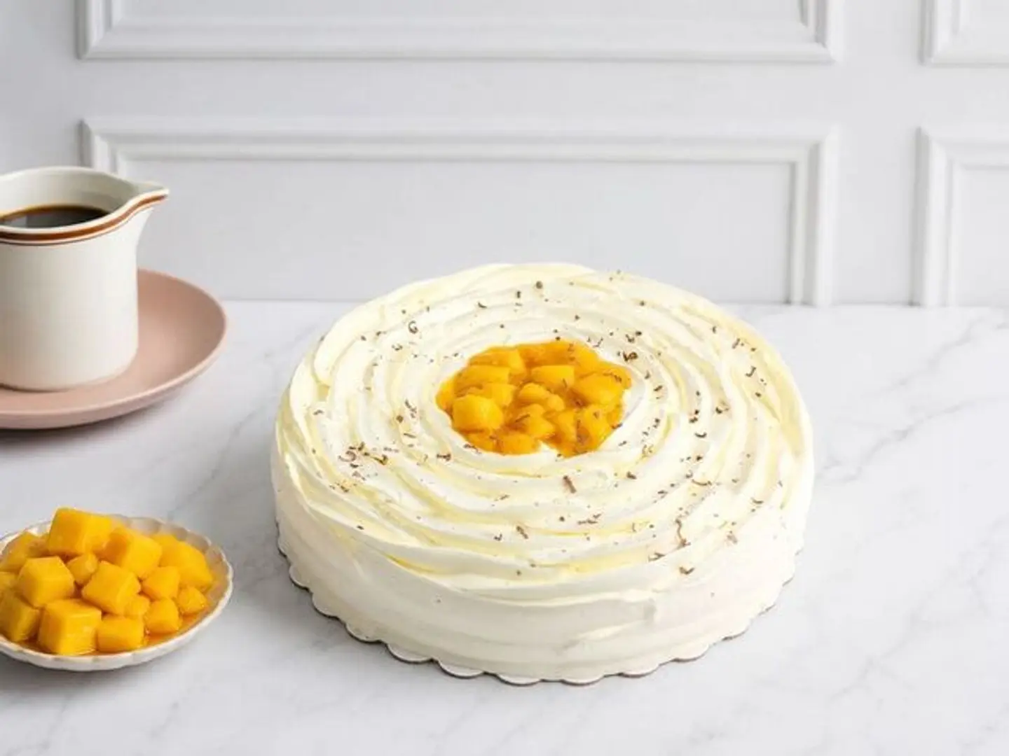 Mango Lava Cake Ice Cream