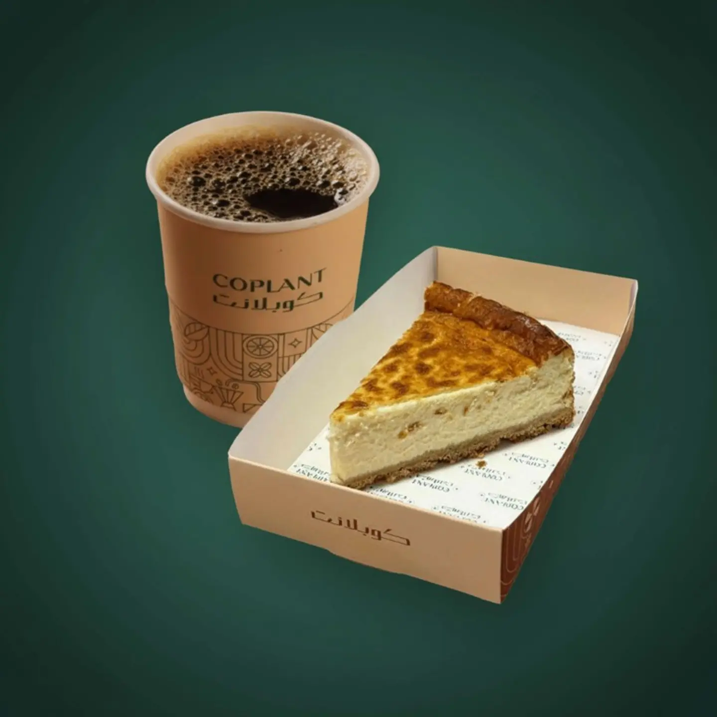 Madrid Cheesecake With Coffee Of The Day