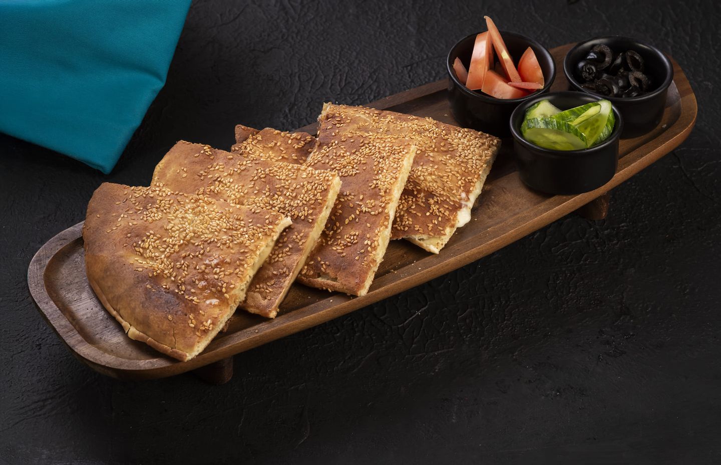 Halloumi And Pesto Kaak
