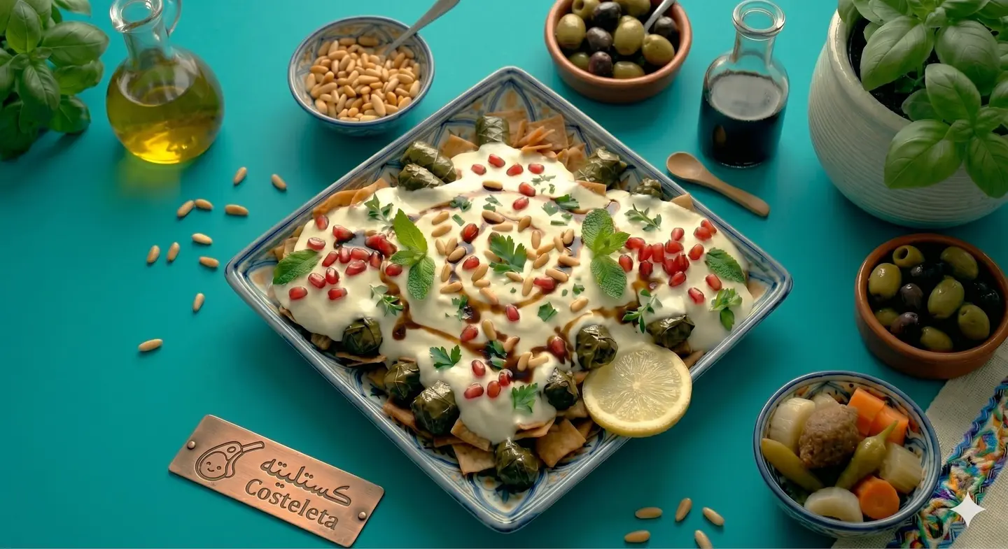 فتة ورق عنب