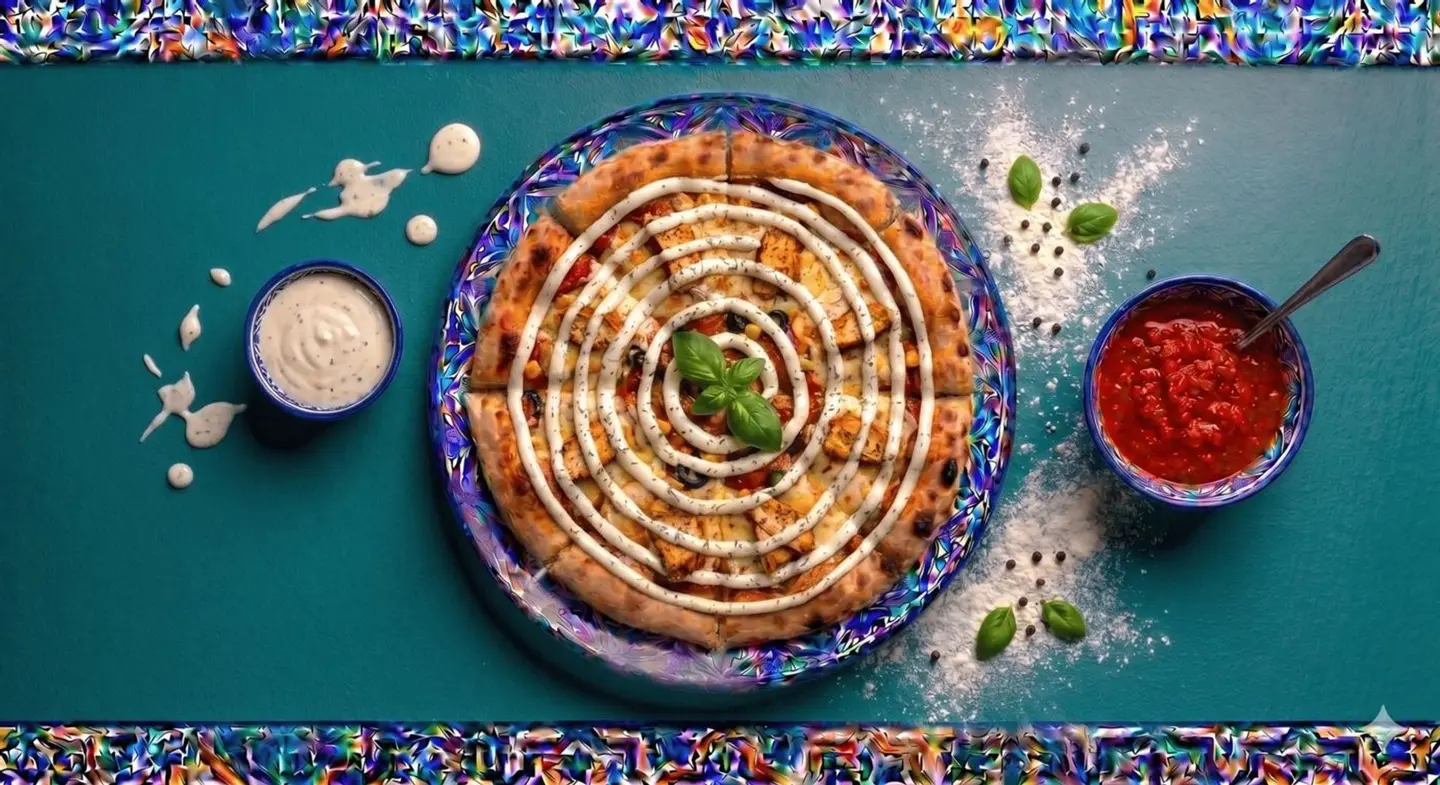 بيتزا دجاج رانش