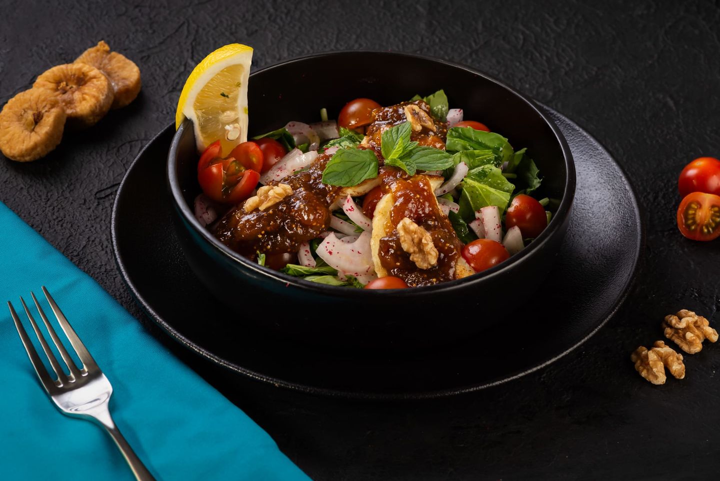 Halloumi And Rocca Salad