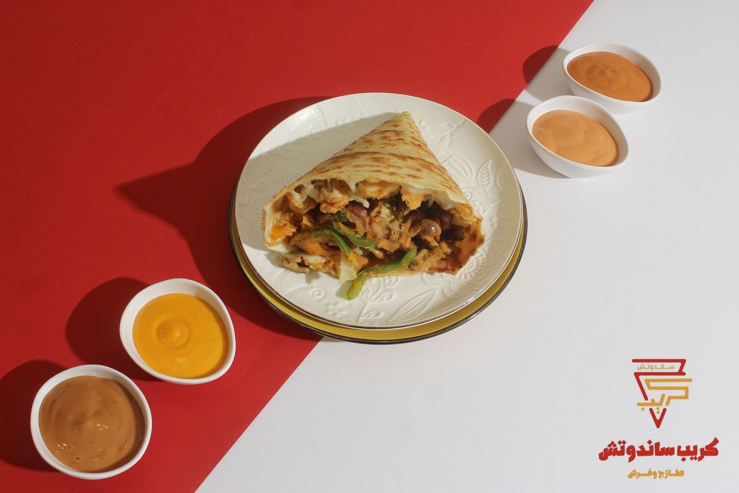 Chicken And Cheese Crepe