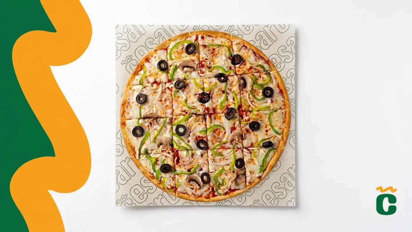 بيتزا خضارحجم كبير