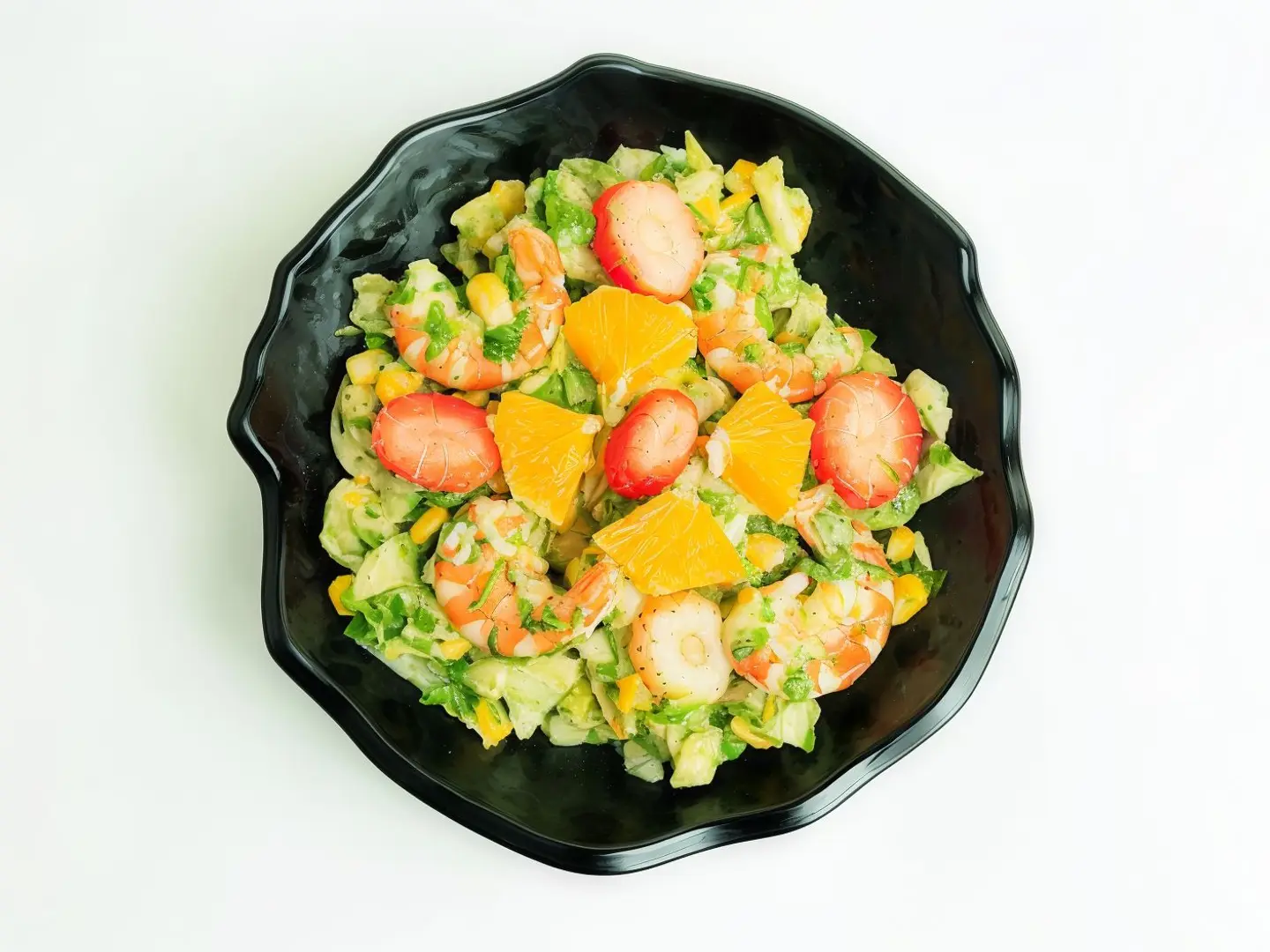 سلطه الافوكادو مع الجمبري