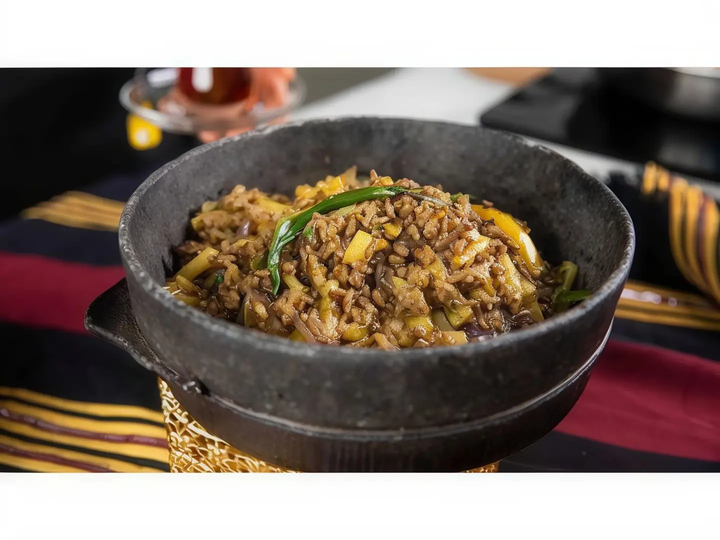 Lamb Dukkah With Rice