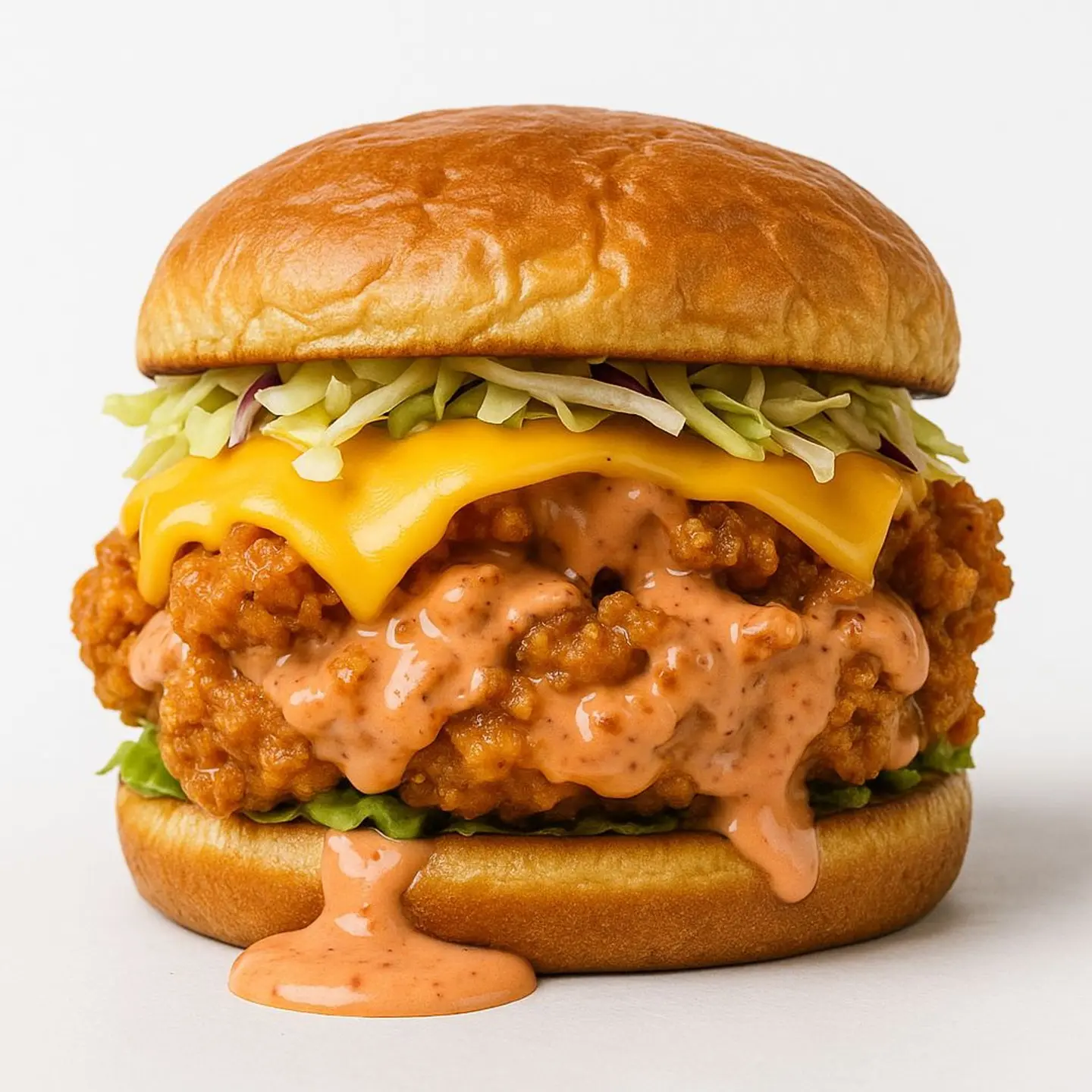 Double Chicken Spicy Burger